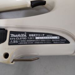 Makita マキタ 充電式クリーナー 掃除機 CL070D バッテリー 充電器 付属の画像