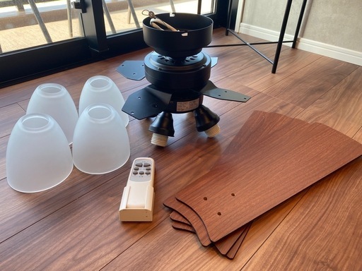 北欧モダン シーリングファンライト