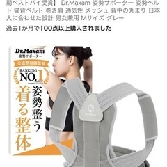 姿勢サポーターの画像