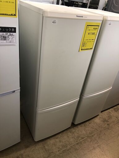 【ジャングルジャングル石津店】パナソニック Panasonic 冷蔵庫 NR-B17BW 2019年製 170L 新生活 堺市 堺区 西区 石津
