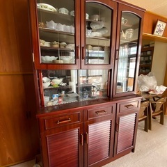 食器棚　185×120×45cmの画像