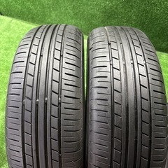 175/65R14 82S 20年製　4本 ヨコハマ　エコス　ES31 溝5.5〜6.0ミリ　キューブ　ヴィッツ　引き取り可能　S50806083の画像