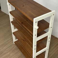 【新品】☆5段オープン多目的ラック☆【訳あり特価品】の画像