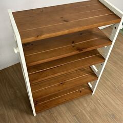 【新品】☆5段オープン多目的ラック☆【訳あり特価品】の画像