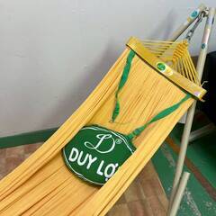 DUY LOI ハンモック 自立式 折りたたみ オレンジ キャンプ アウトドアの画像