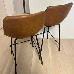 カウンターチェア2脚セットの画像