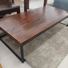 【ドリーム尾浜店】★ジモティー割あり★ﾃﾞｻﾞｲﾝｾﾝﾀｰﾃｰﾌﾞﾙ DBR  高さ(H)30cm× 幅(W)120cm× 奥行(D)60cmの画像