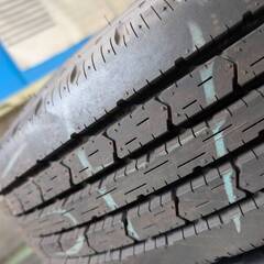 新車外し ★205/85R16 BRIDGESTONE/ブリヂストン 6本 R202 TOPY 16×5.5 5穴 札幌 引取限定の画像