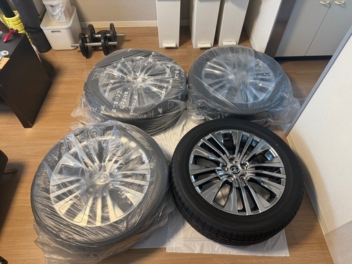 ハリアー 80純正タイヤホイールセット※新車外し