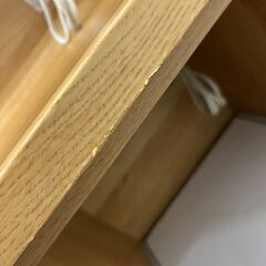 【広島石内店】ジモティー割！！２枚扉食器棚/クリ-ニング済み/HG-6794の画像