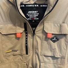 AC2034 カーキ バートル burtle 空調服 ハイバック セットの画像