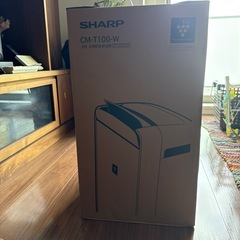 シャープ 冷風 衣類乾燥 除湿機 CMS100W 室温差約-10°冷風 プラズマクラスター 7000 消臭 カビ抑制 梅雨 パワフル除湿 上下 オートルーバーの画像
