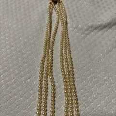 本真珠3連ネックレスの画像