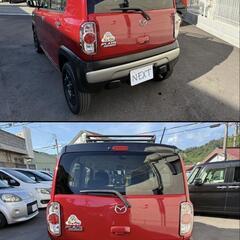 4WD　ハスラー　フレアクロスオーバー　7万キロ　四駆　軽自動車　キャリアの画像