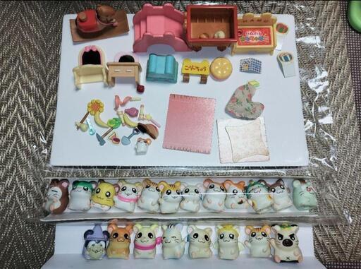 とっとこハム太郎　ハムちゃんずコレクション　観覧車　汽車　家具　まとめ売り とっとこハム太郎 ハムちゃんずコレクション 観覧車 汽車 家具