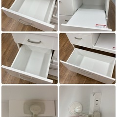 ジモティー限定価格！S705⭐ 2024年製の美品 NITORI ニトリ キッチンボード コパン T 80KB 幅80cm USED の画像