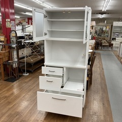 ジモティー限定価格！S705⭐ 2024年製の美品 NITORI ニトリ キッチンボード コパン T 80KB 幅80cm USED の画像