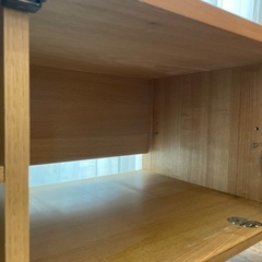 【8月中に処分します！】無印良品　テレビ台の画像