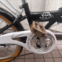 折りたたみ自転車の画像