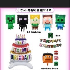 綺麗め！マイクラバースデーガーランド！の画像
