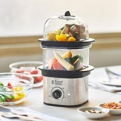 【元値5,000円】Russell Hobbs ラッセルホブス クイックミニスチーマー 3000JPの画像