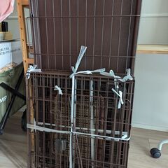 ペティオ (Petio) トイレのしつけが出来る ドッグルームサークル 2Way スタンダード + 専用屋根付きの画像