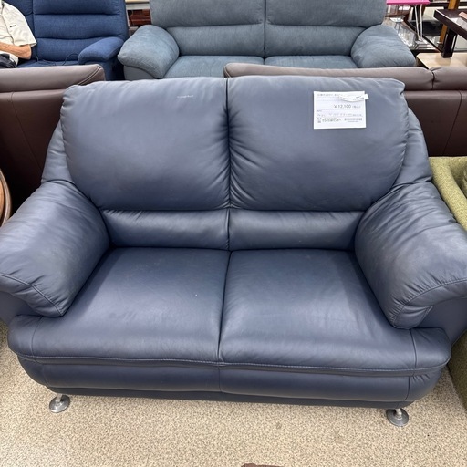 リユースのサカイ　東金店　2人掛けソファ　ネイビー　TJ13809