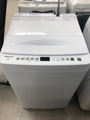 全自動洗濯機　Hisense 7.0kg 2025年製　未使用品　【トレファク堺福田】