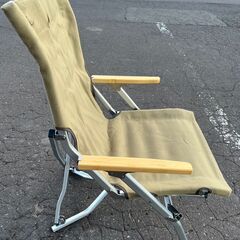 ★コンパクト snow peak スノーピーク ローチェア30 LV-091 カーキ サイズ(約)58cm×65cm×H86cm 重量約3.6kg　西-A　リサイクルショップ札幌　買取本舗　西野店の画像