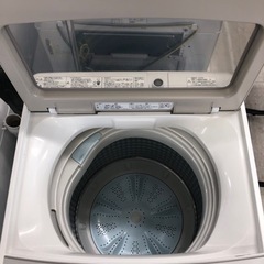 全自動洗濯機　AQUA 5.0キロ　2019年製　クリーニング済み　【トレファク堺福田】の画像