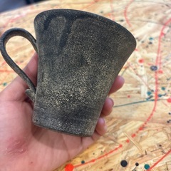 益子陶器市で買った作家さんのコーヒーカップの画像