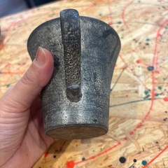益子陶器市で買った作家さんのコーヒーカップの画像