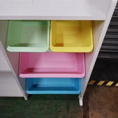 0822 アイリスオーヤマ 本棚付 トイハウスラック キッズ 収納の画像