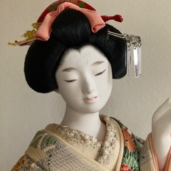 日本人形・ガラスケース付きの画像