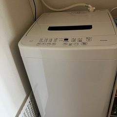 4.5キロ　アイリスオーヤマ　全自動洗濯機　の画像