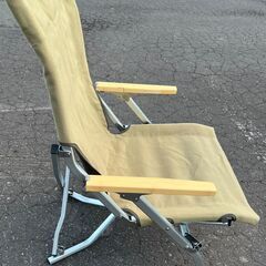 ★コンパクト snow peak スノーピーク ローチェア30 LV-091 カーキ サイズ(約)58cm×65cm×H86cm 重量約3.6kg　西-C 　リサイクルショップ札幌　買取本舗　西野店の画像