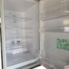 三菱ツードア冷蔵庫2015年製グレーの画像
