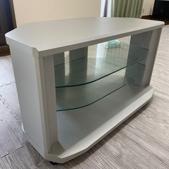 【14日午前中受け渡し】シルバー色テレビボードの画像