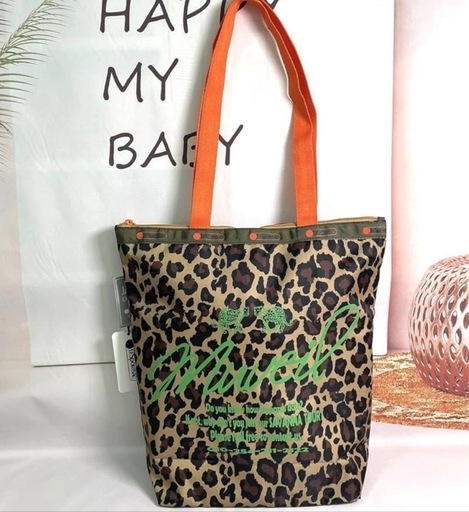 ★ミュベール＆レスポートサック  レオパードガラ