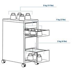 IKEA ミッケ 引き出しの画像