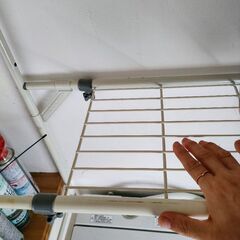 洗濯機上の収納スチール（名前分かれへん💦）お話し中の画像