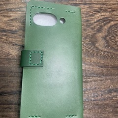 各機種対応レザースマホケース◾️モスグリーン仕様の画像