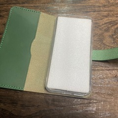 各機種対応レザースマホケース◾️モスグリーン仕様の画像