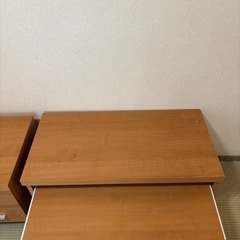デスクトップ用パソコン台　引き出しの画像