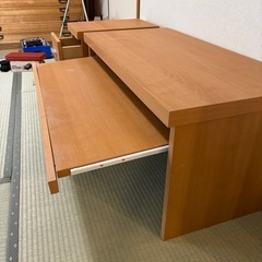 デスクトップ用パソコン台　引き出しの画像