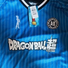 ドラゴンボール超　Tシャツ　ブルー×ストライプの画像