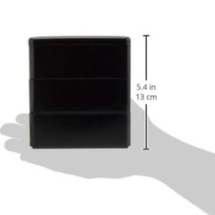 若泉漆器 3段重箱 4寸重 黒朱セットの画像