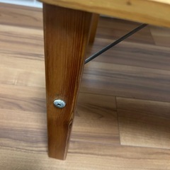 無印良品　パイン材　ローテーブル　折りたたみ式　の画像