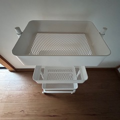 受け渡し予定決まりました。ニトリ　ワゴン　ホワイトの画像