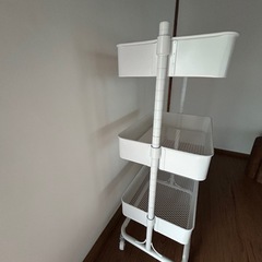 受け渡し予定決まりました。ニトリ　ワゴン　ホワイトの画像